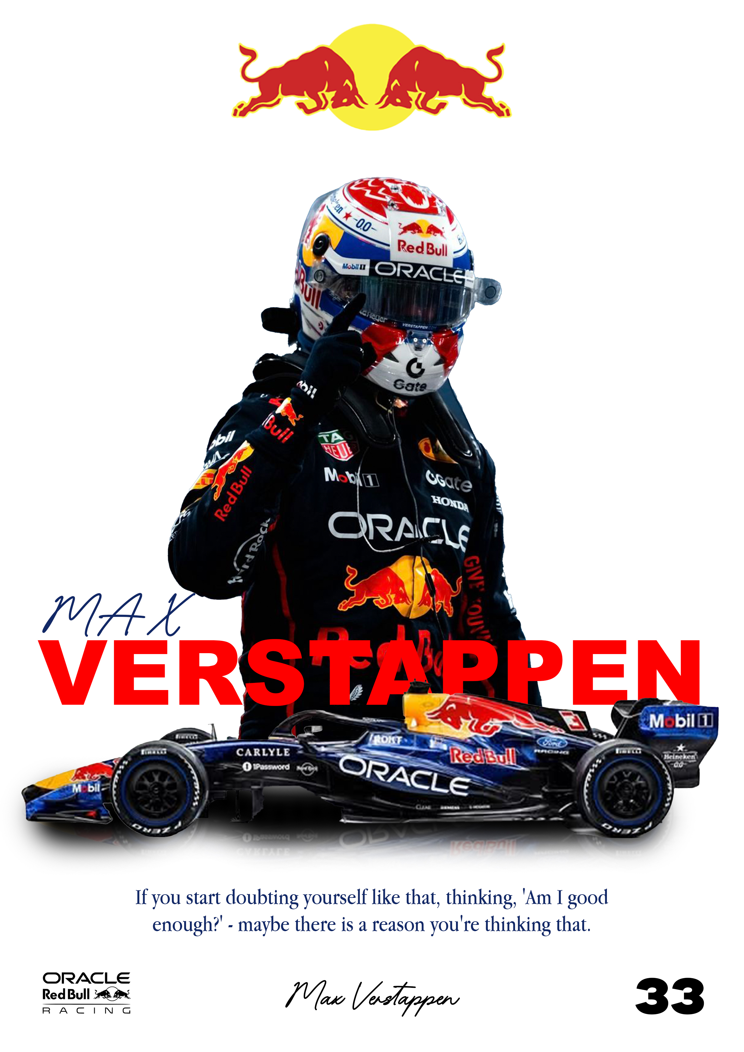 Affiche Max Verstappen