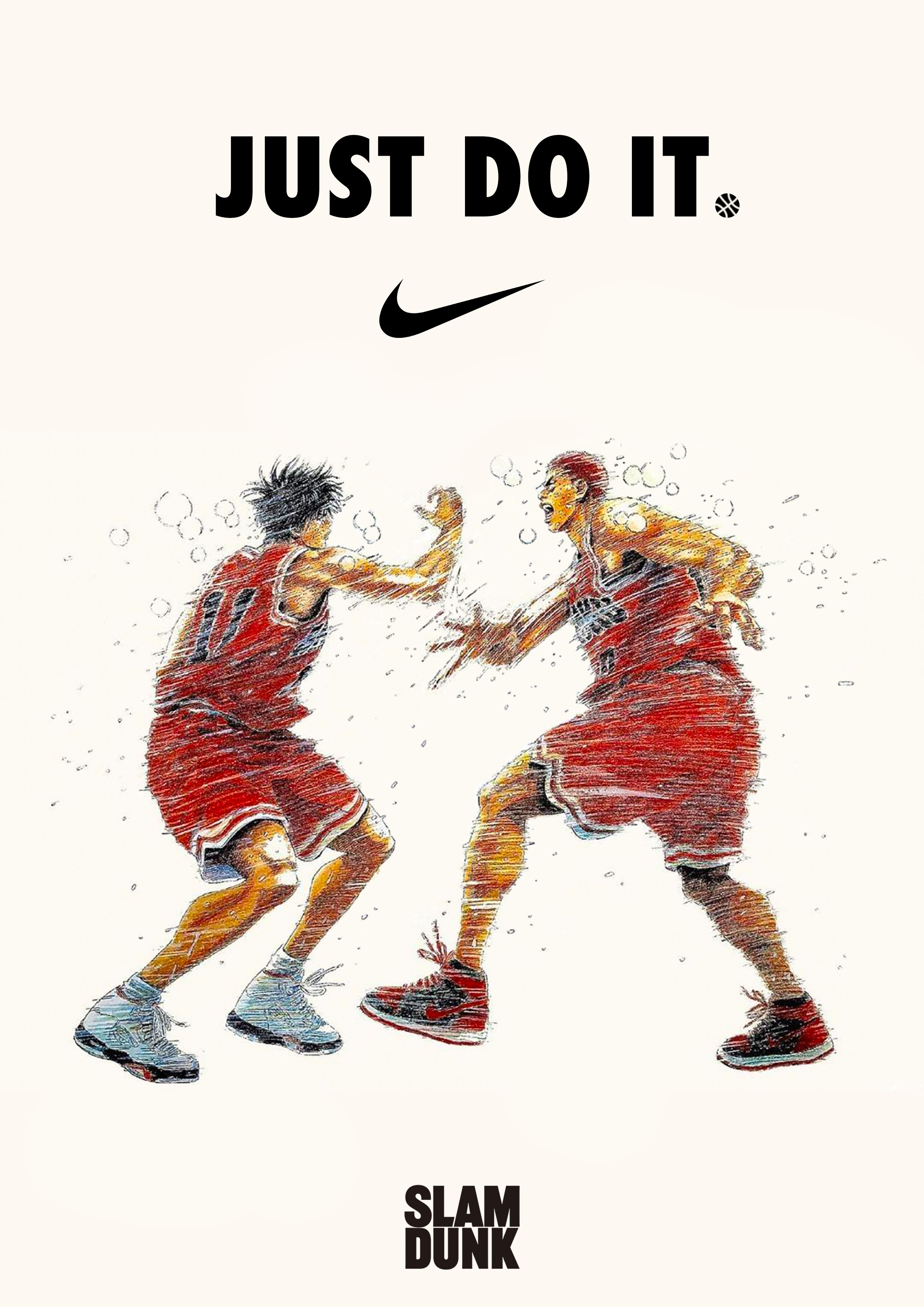 Affiche Nike × Slam Dunk