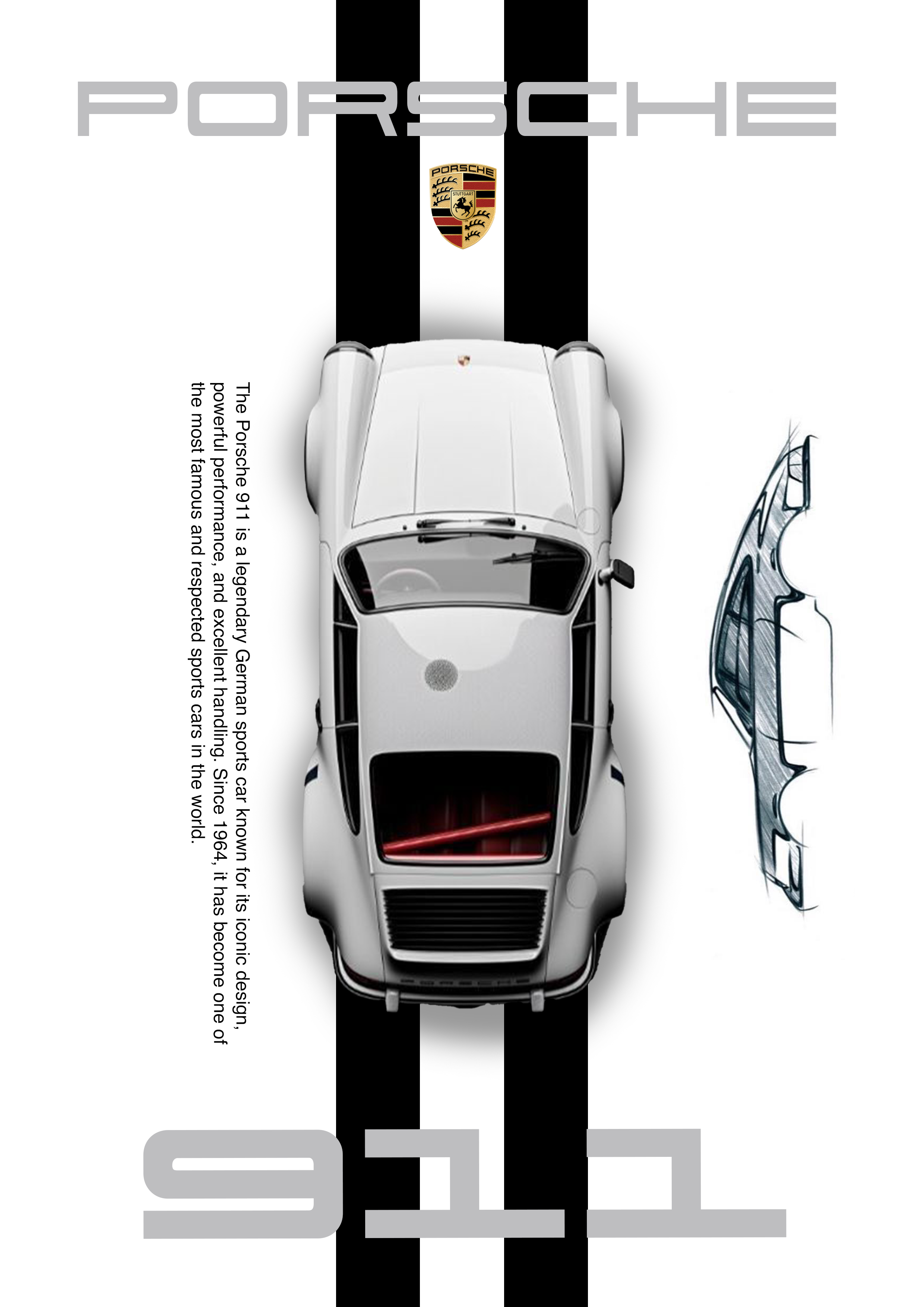 Affiche Porsche 911